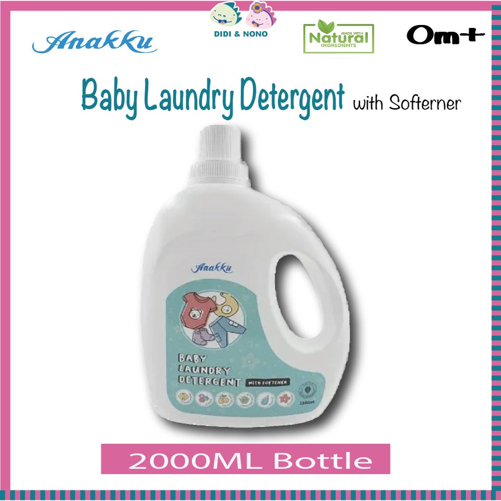 Anakku Baby Laundry Detergent With Softener Sabun Cuci Baju Baby 2000ml or refill 1500ml sabun cuci baju bayi newborn