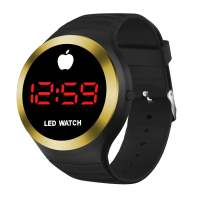 New LED Electronic Watch round LED Electronic Watch Male and Female Students Outdoor Sports Fashion Electronic Watch