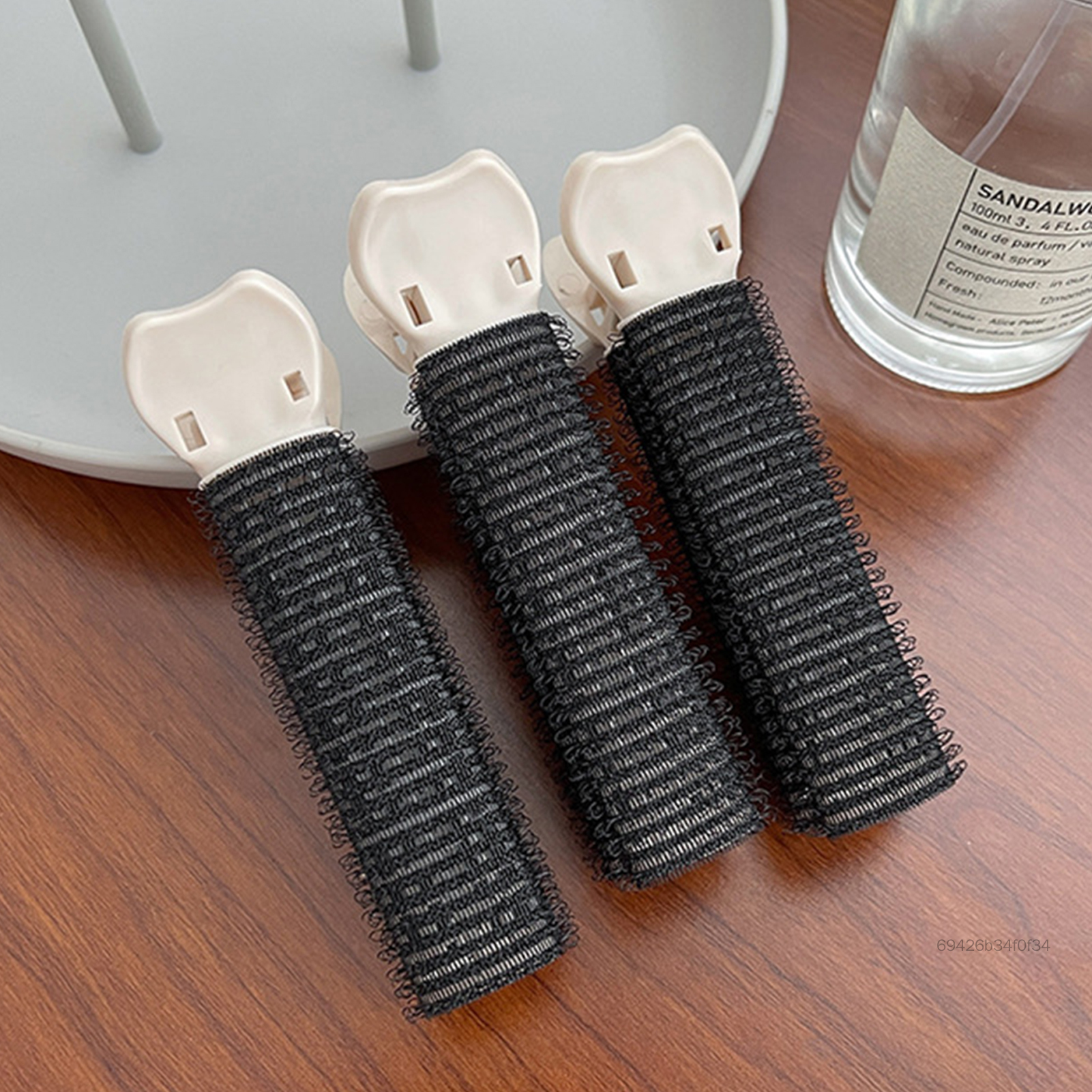 2 Chiếc Air Bangs Uốn Con Lăn Nâng Chân Tóc Làm Dày Tóc Để Sử Dụng Hàng Ngày Các Bữa Tiệc Nhà Du Lịch Xz-VN - 6