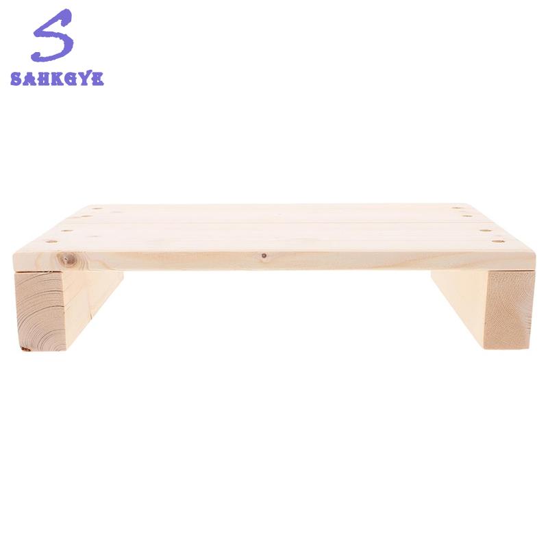 Wooden Step Stool for Seniors 12 Inch Non-Slip Design, Perfect for Kitchens Bathrooms and Bedrooms Ideal ราคา 415 บาท*ส่งฟรี