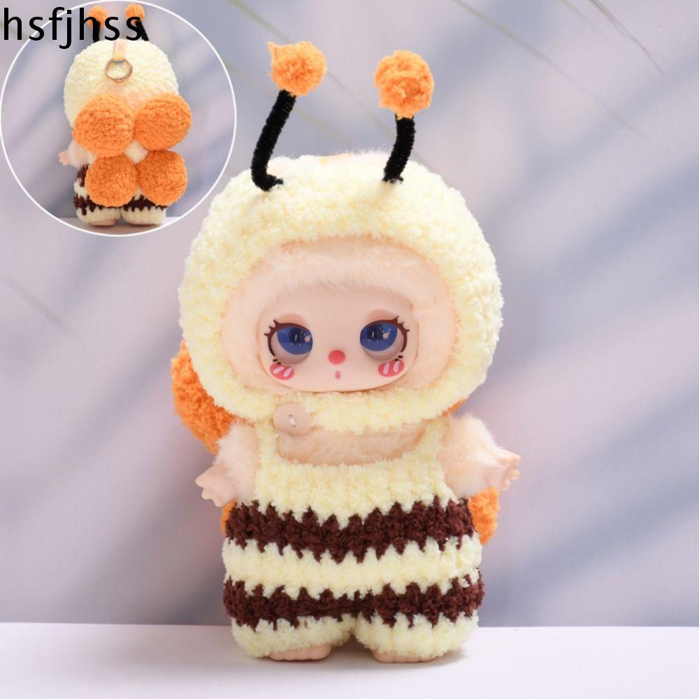 HSFJHSS Tai Dài Bộ quần áo búp bê mèo may mắn của liila Đôi Cánh Phong cách thỏ và ong bay Quần áo b