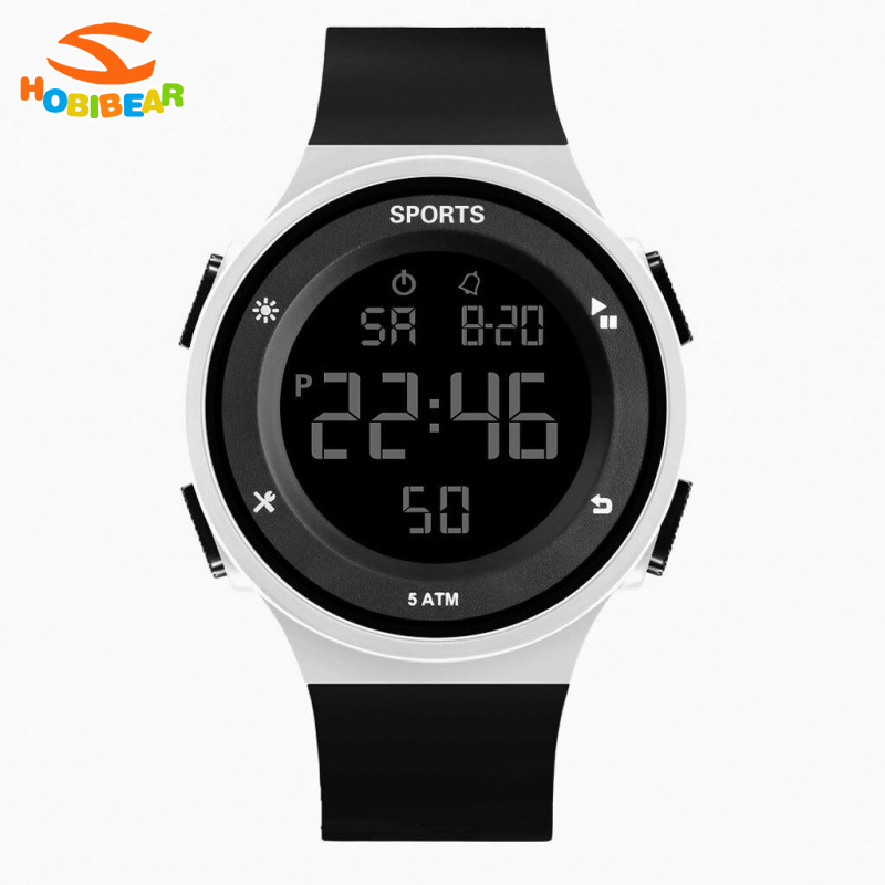 HOBIBEAR Fashionable Sports Digital Watch with Night Light and Water Resistance ราคา 83 บาท*ส่งฟรี