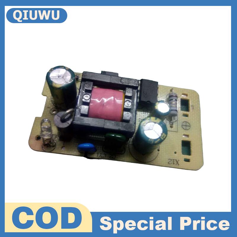 QIUWU โมดูลแหล่งจ่ายไฟแบบสวิตชิ่งอะแดปเตอร์5V 2A แปลงไฟ AC 220V เป็น DC 5V บอร์ดแปลงไฟแบบลดแรงดัน ราคา 90 บาท*ส่งฟรี