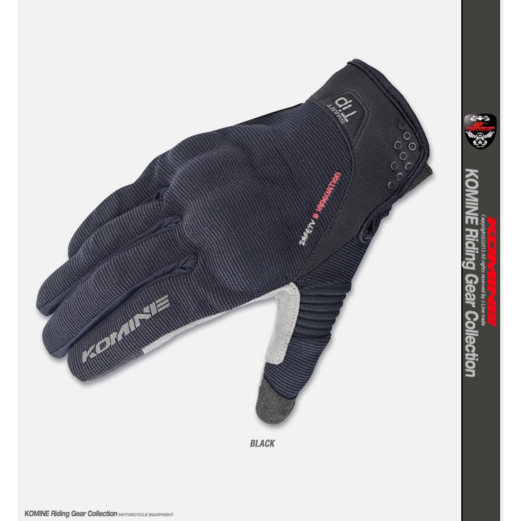 Komine GK183 New arrival Komine GK-183 Protect Mesh Gloves BRAVE Touch Screen Gloves