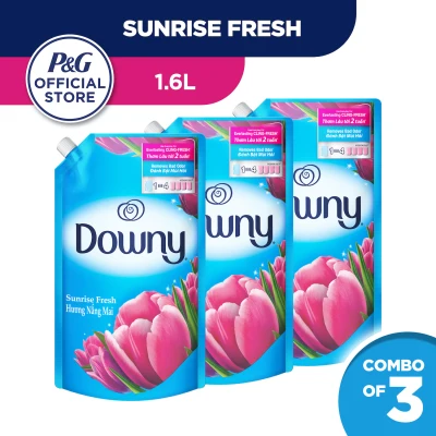 [Bundle of 3] Downy Sunrise Fresh Concentrate Fabric Softener 1.5L Refill