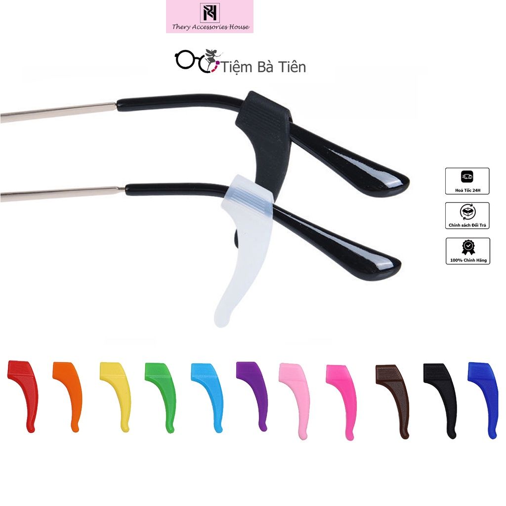 CT104 Cài tai silicon cố định kính chống tuột, rơi kính tiện dụng chơi thể thao cho đuôi kính từ DINO