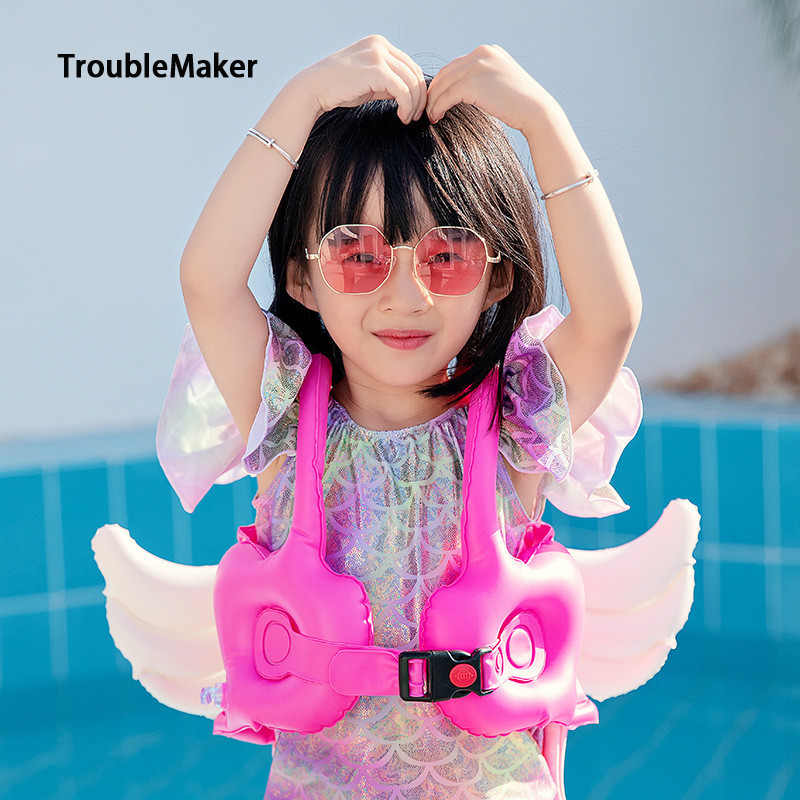 TroubleMaker Children's Swimming Pool Interesting Swimming Pool Thick Double Airbag Swimming Pool Self study Treasure Swimming Pool Supports Adults ราคา 87 บาท*ส่งฟรี