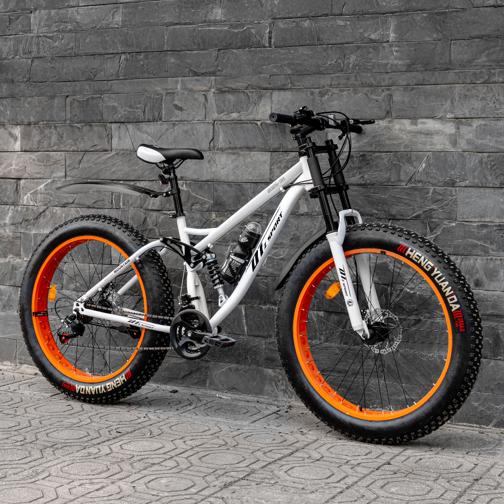 Xe Đạp Thể Thao DTSport Bánh Béo - Xe Khung Thép Carbon, Phanh Đĩa Tải Trọng 180kg Model 2026