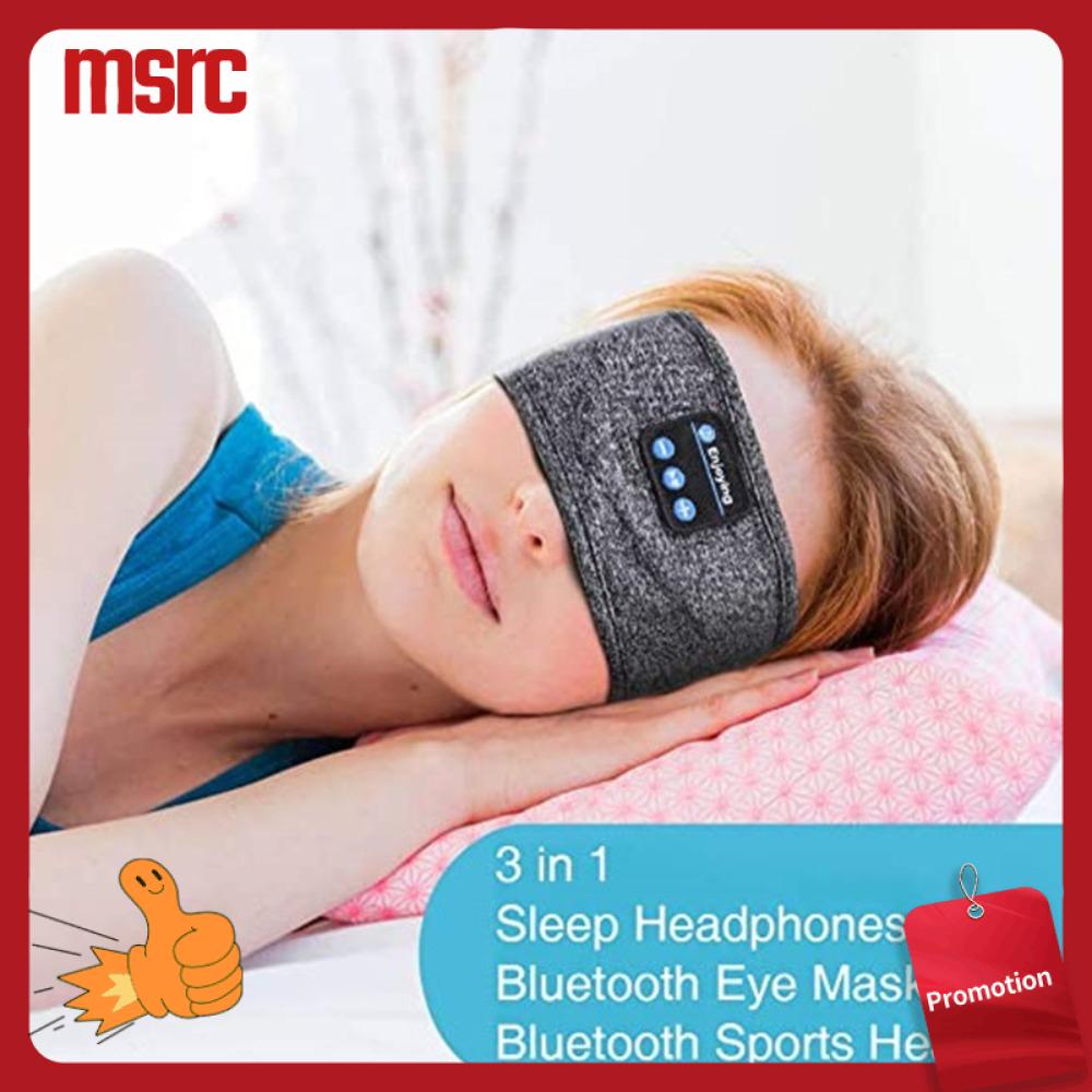 MSRC Đàn hồi Tai nghe Bluetooth Băng Đô Tai nghe Bluetooth Miếng dán mắt
