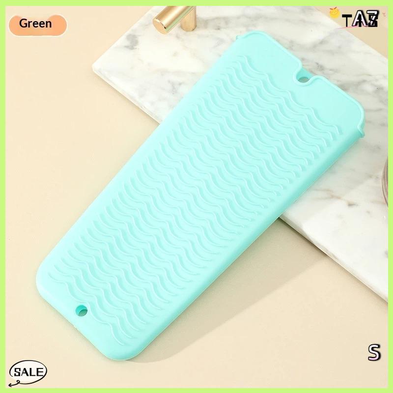 Follow Get New【TIS】 1pcs Silicone chịu nhiệt Pad Pouch lưu trữ túi cách nhiệt Mat cho máy ép tóc nhiệt uốn thanh Curler Bìa - 5