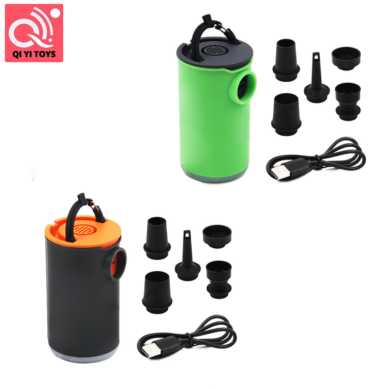 Electric Air Pump, Portable Air Pump + Camping Lantern + Power Bank
