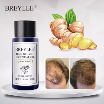 BREYLEE Hair Growth Essential Oil 20ml Hair Enhancer Serum Prevent Hair Loss Baldness Improve Thin Hair Hair Care Product