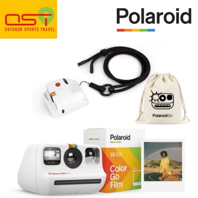 Polaroid GO Bundle (Polaroid GO + GO Film + GO Adjustable Camera Strap + GO Drawstring Pouch)