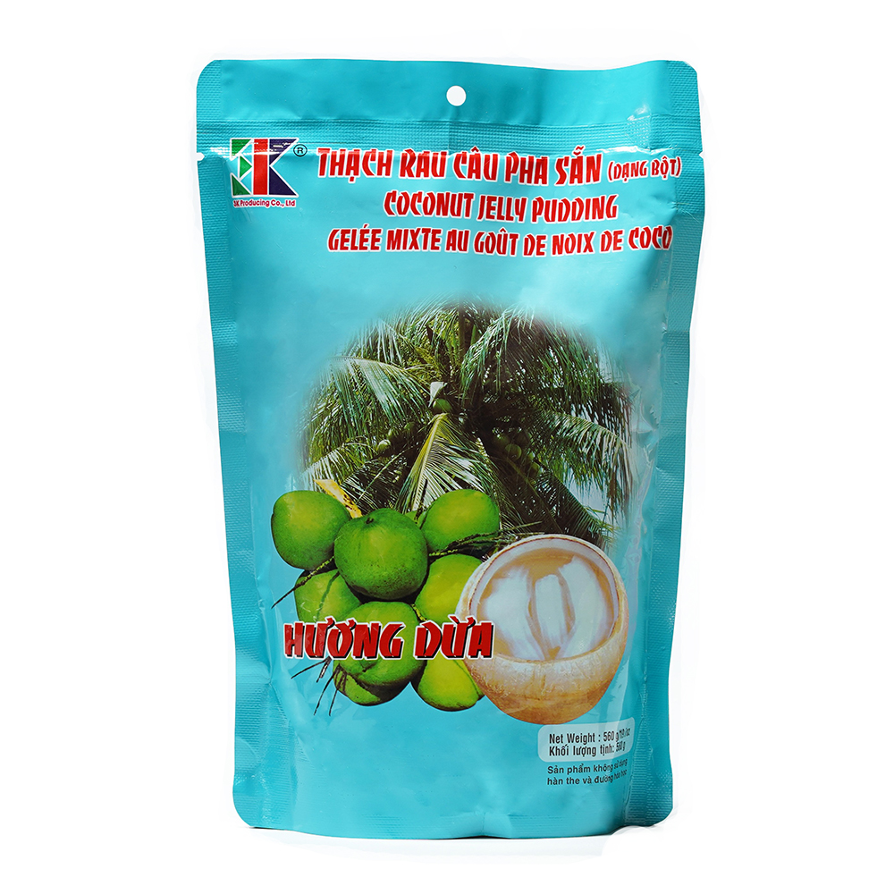 Bột rau câu pha sẵn gói 560g - DỪA
