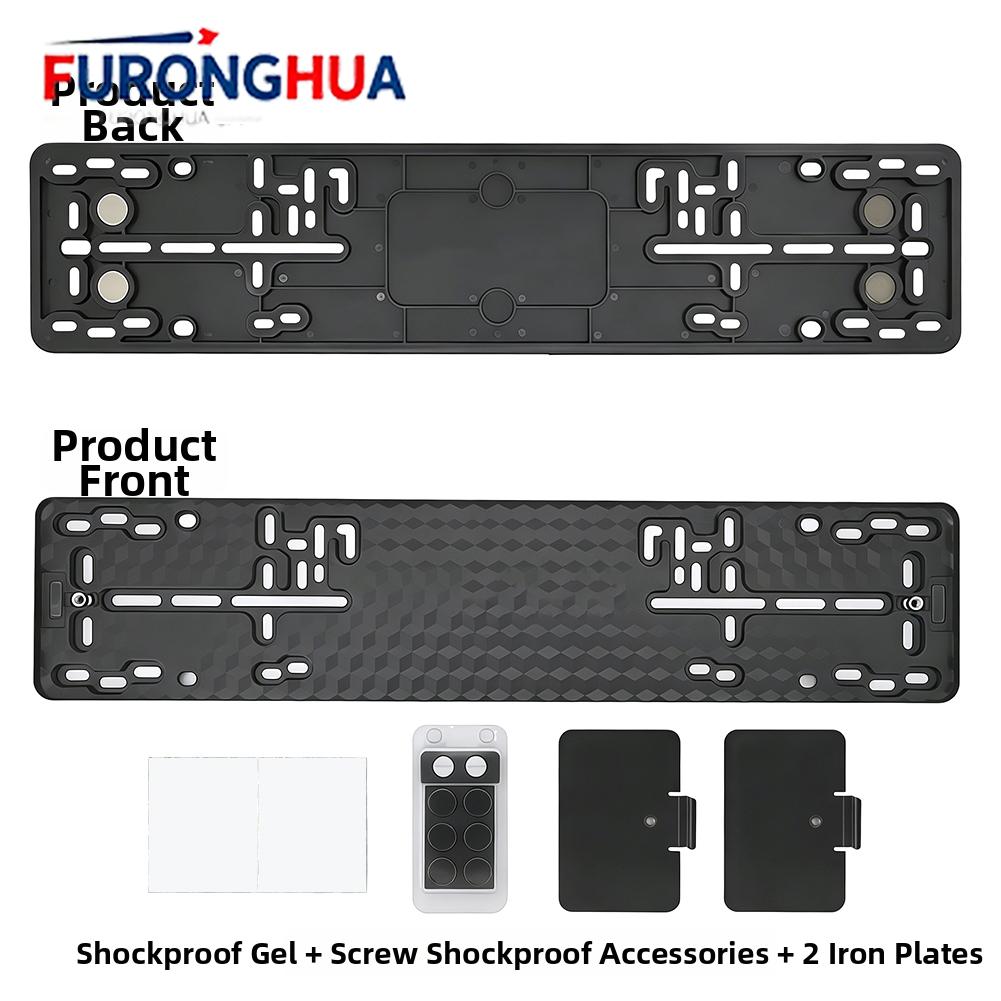 [FURONGHUA] Black License Plate Holder Designed for European 4.4 x 20.5 Inch Plate Size [Brand New] ราคา 1,919 บาท*ส่งฟรี