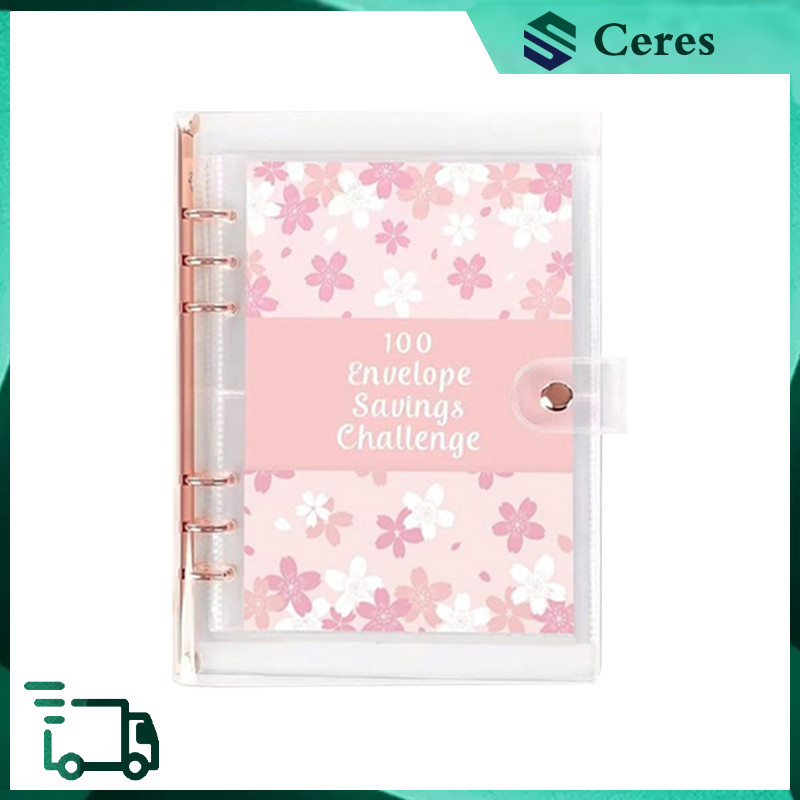 100 Days A5 Savings Challenge Money Envelope Money Saving Binder Challenge Envelope