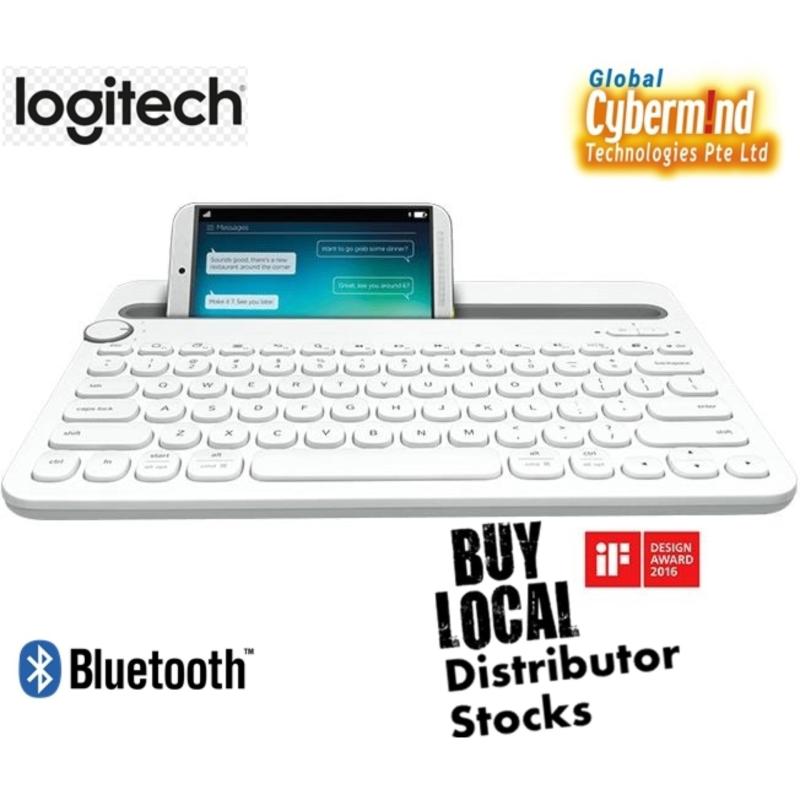 (PROMO) Logitech K480 White Bluetooth Multi-Device Keyboard (iOS, Android, OSX, iPhone) (Local Distributors stocks) Singapore
