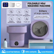 Portable Mini Washer with Dryer: Lightweight Travel Washer Machine