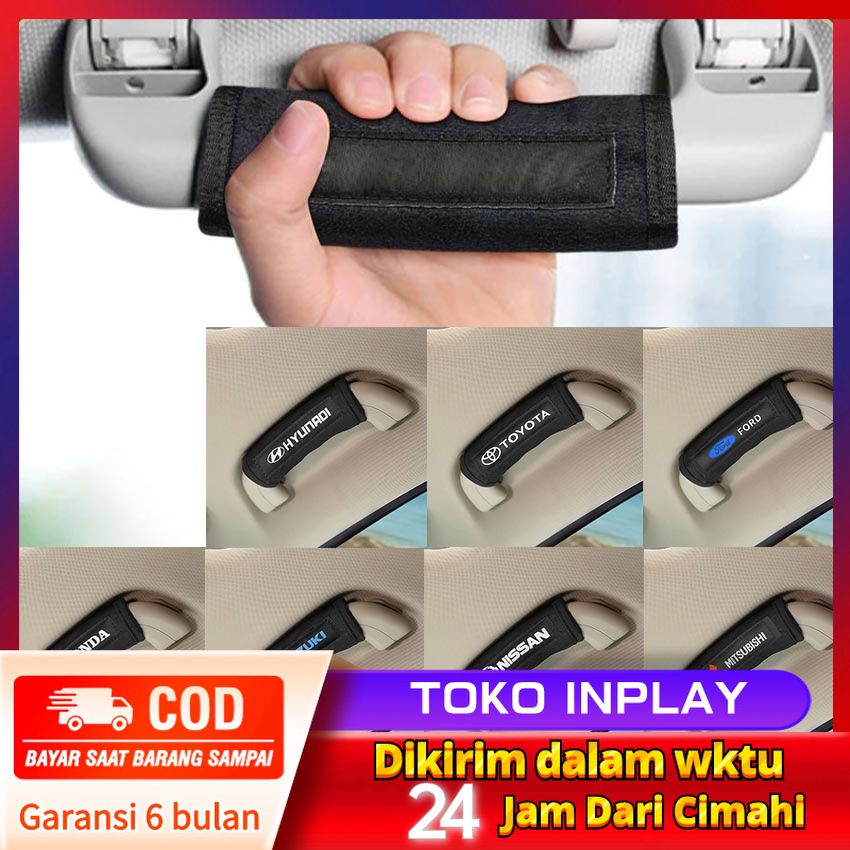 Car ceiling cover handle-handle protector with car logo, suitable for Avanza, Xenia, Agya, Ayla, calya, Sigra, Rush, Terios, and Toyota, Honda, Suzuki, Nissan, and other Harga 19,000 rupiah*Gratis Ongkir
