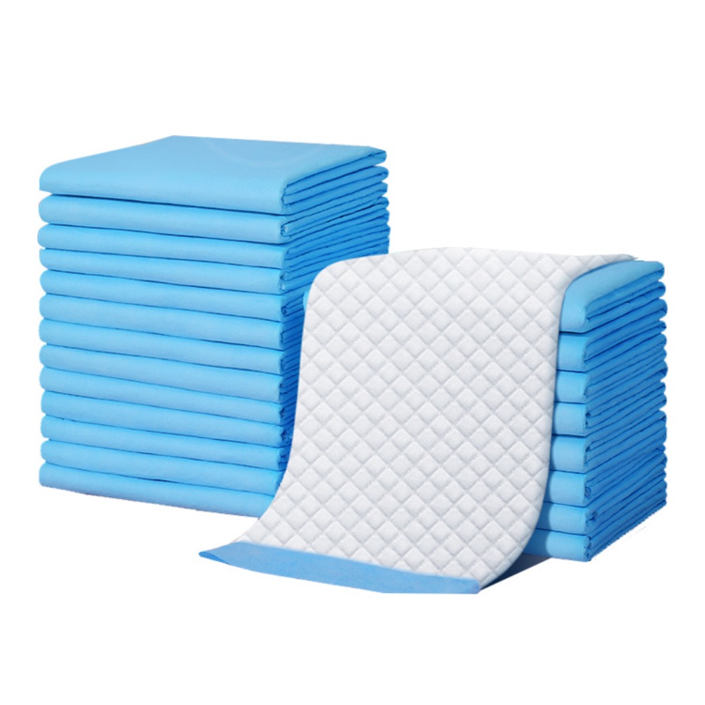 ZENDO12 100PCS Siêu thấm hút Đệm thú cưng Dùng một lần Dày hơn Thảm tã Đa chức năng Than tre Thảm tã tiểu tiện Trẻ mới biết đi - 2
