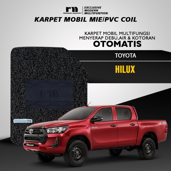 Royal Mart - Karpet Mobil Mie Premium Untuk TOYOTA HILUX Full Set Bergaransi Harga  670,000 Ringgit*Penghantaran Percuma