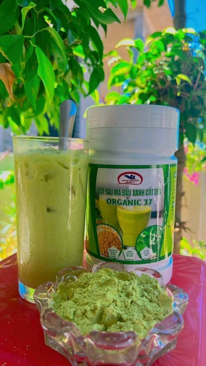 Bột rau má đậu xanh cốt dừa 37