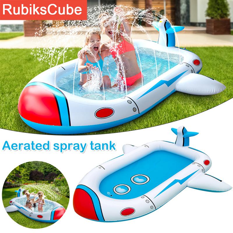 Rubikscube bắn tung tóe Pad phun nước cho trẻ em Inflatable phun nước hồ
