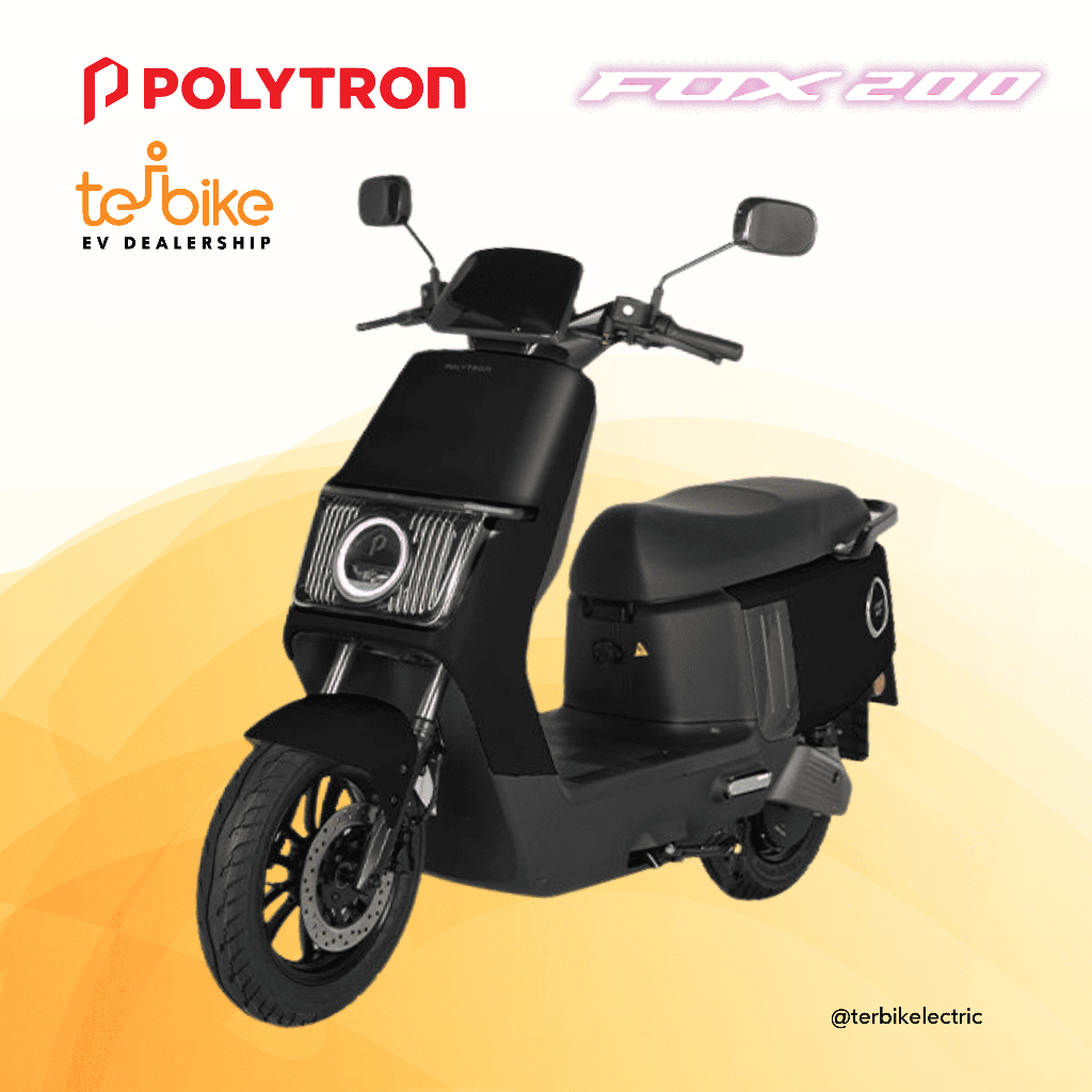 Polytron electric motor Fox 200 electric OTR jaet- Banten-Central Java Harga 11,963,850 rupiah*Gratis Ongkir