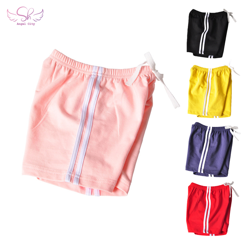 Quần đùi bé gái mùa hè cho bé trai nhà angelcity quần co giãn dài cotton thường ngày dáng rộng cho trẻ em từ 4-10 tuổi