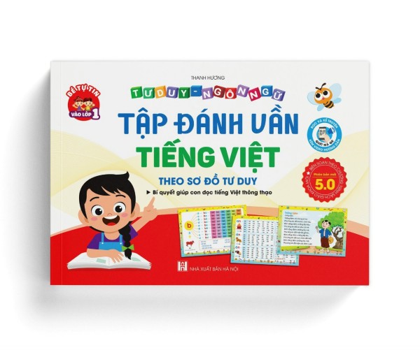 Tập Đánh Vần Tiếng Việt Theo Sơ Đồ Tư Duy Phiên Bản Mới Nhất 5.0 - Quét Mã QR Đọc Và Kể Chuyện