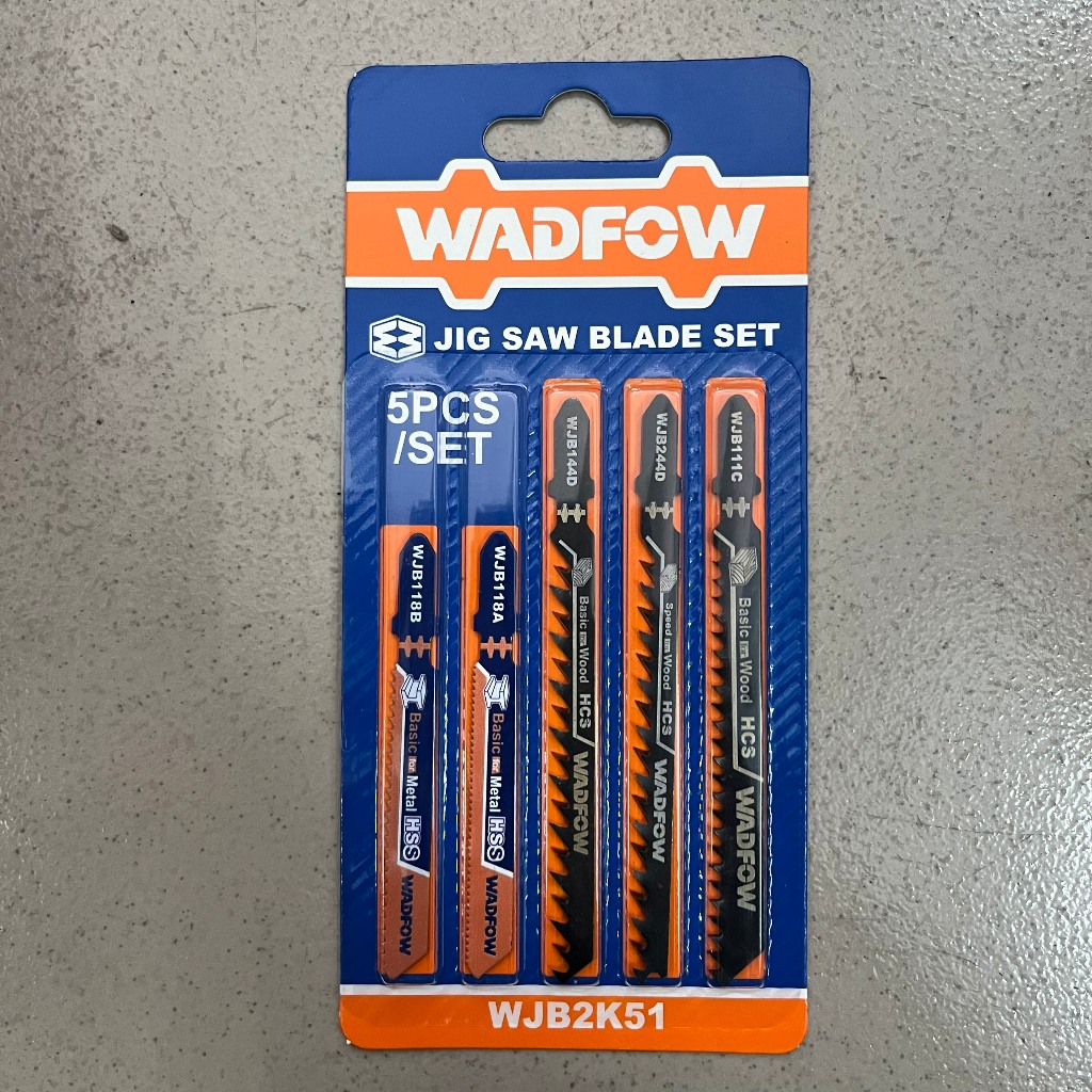 Bộ 5 lưỡi cưa lọng đa năng wadfow wjb2k51