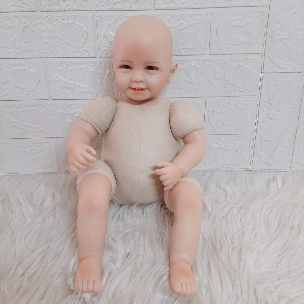 Búp Bê Mắt Tít Tái Sinh Thân Gòn Reborn Vinyl Doll