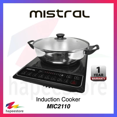 Mistral Induction Cooker With Free Pot - MIC2110 (1 Year Warranty)