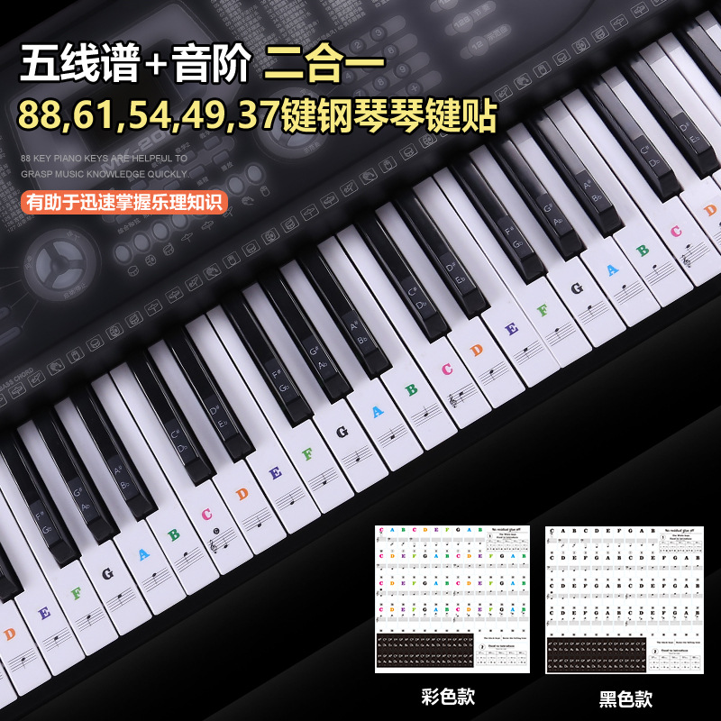 88615449 Miếng Dán Trong Suốt Đàn Piano Bàn Phím Bàn Phím Bàn Phím Cuộn Bàn Phím Bàn Phím Miếng Dán Âm Lượng Ký Hiệu Bàn Phím