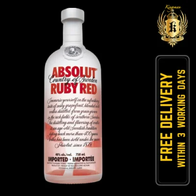 Absolut Ruby Red Vodka 750ml