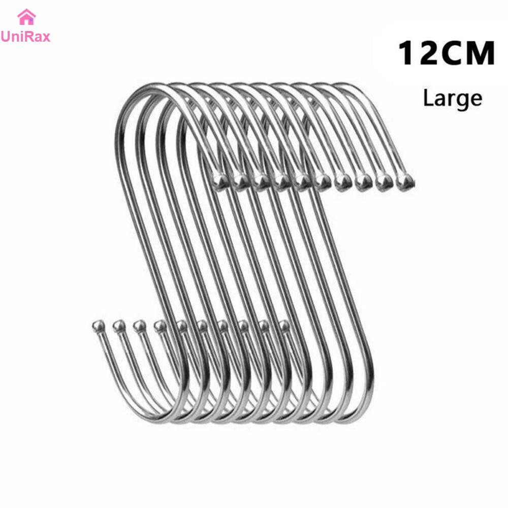 【Unirax】 móc treo móc treo dụng cụ gia đình Bộ dụng cụ 10 chiếc thép không gỉ 【hàng có sẵn】