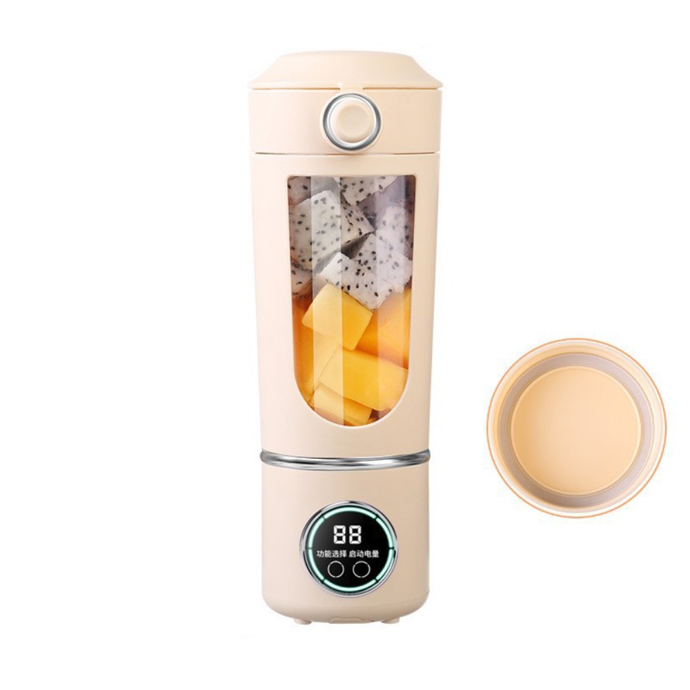 CROSSTIME 700ML Máy làm nước trái cây di động 12 lưỡi dao Thép không gỉ Chai xay sinh tố Sạc USB Trộn nhanh Máy ép trái cây và máy xay sinh tố Chuẩn bị sinh tố - 2