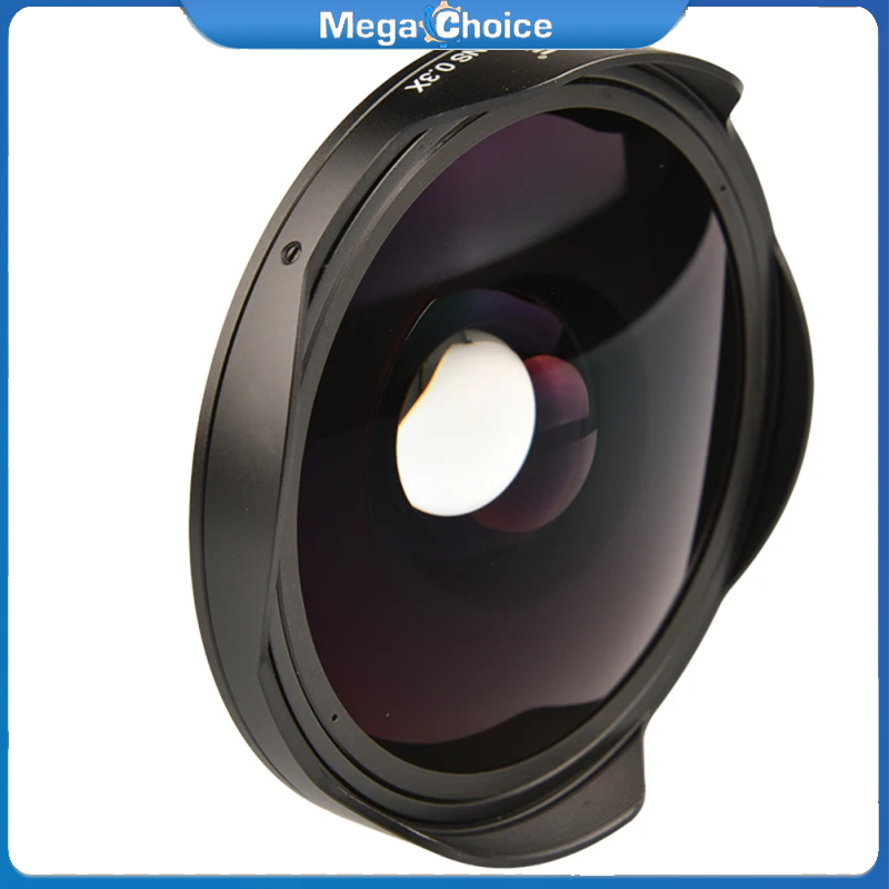 MegaChoice【Fast Delivery】37MM/43MM 0.3X Ultra Fisheye Wide Lens Adapter Ring With Hood HD Camera Accessories Fisheye Lens Adapter ราคา 4,799 บาท*ส่งฟรี