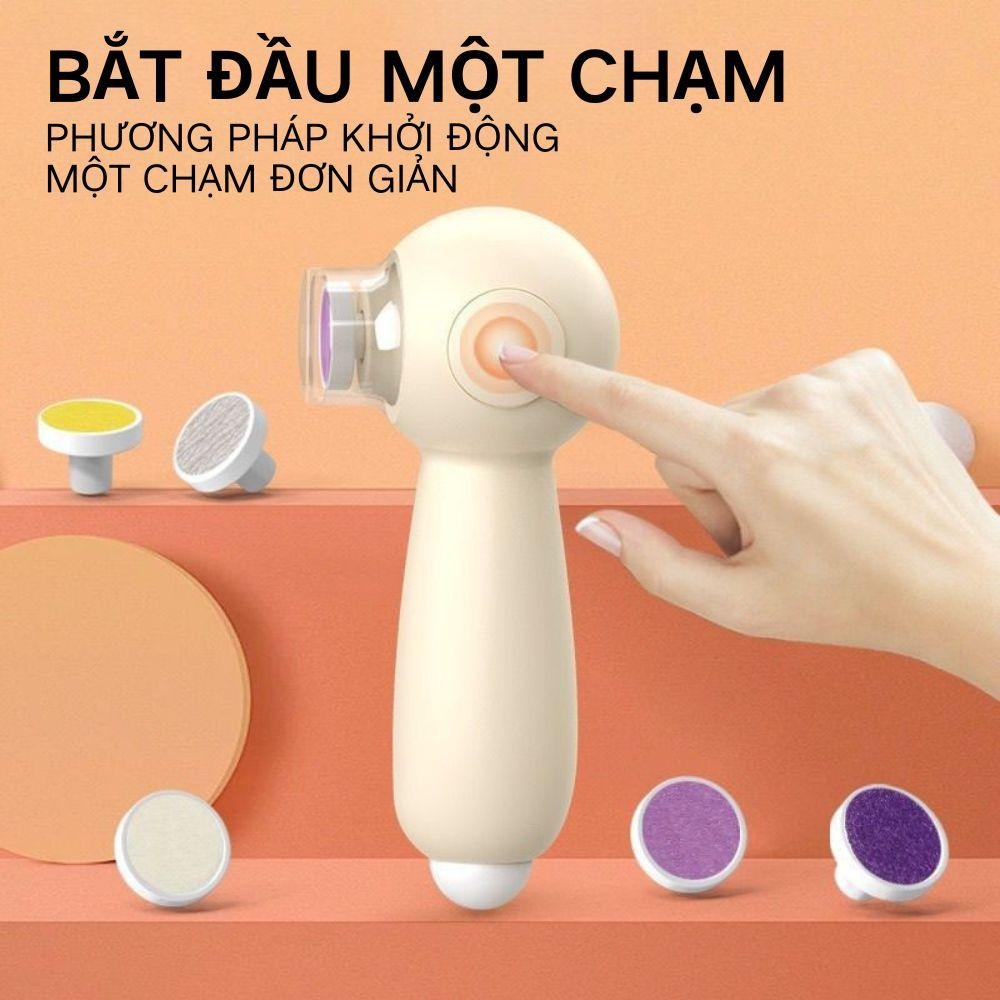 Công nghệ đột phá không tiếp xúc! 【Bộ chăm sóc toàn diện】Món quà hoàn hảo cho các bậc cha mẹ mới + Đèn LED Mài móng tay sạc USB + 6 đầu mài đa chức năng + Ngăn ngừa vết cắt, an toàn cho bé từ 0-3 tuổi