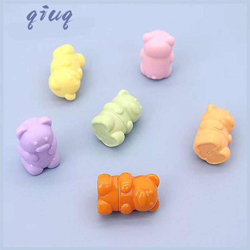 qiuq[COD] Mini Silicone Lip Brush Cartoon Angled Concealer Brushes Lip Balm Lip Gloss Concealer Brushes Make Up Brushes