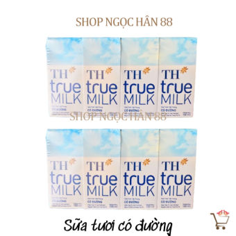 Combo 2 Lốc Sữa TH True Milk ( 8 hộp x180ML)
