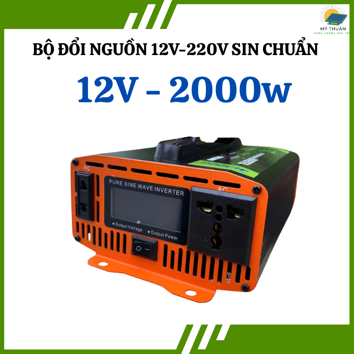 BỘ ĐỔI NGUỒN SIN CHUẨN 2000W-12V LÊN 220V SOYER TECH - MÃ ST2000W