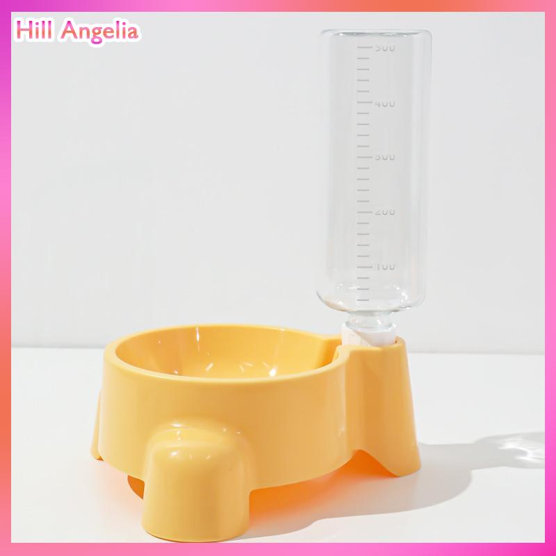 [Hill Angelia] Pet chai nước tự động cho ăn nước cho một bát nước uống con chó con mèo uống bát - 5