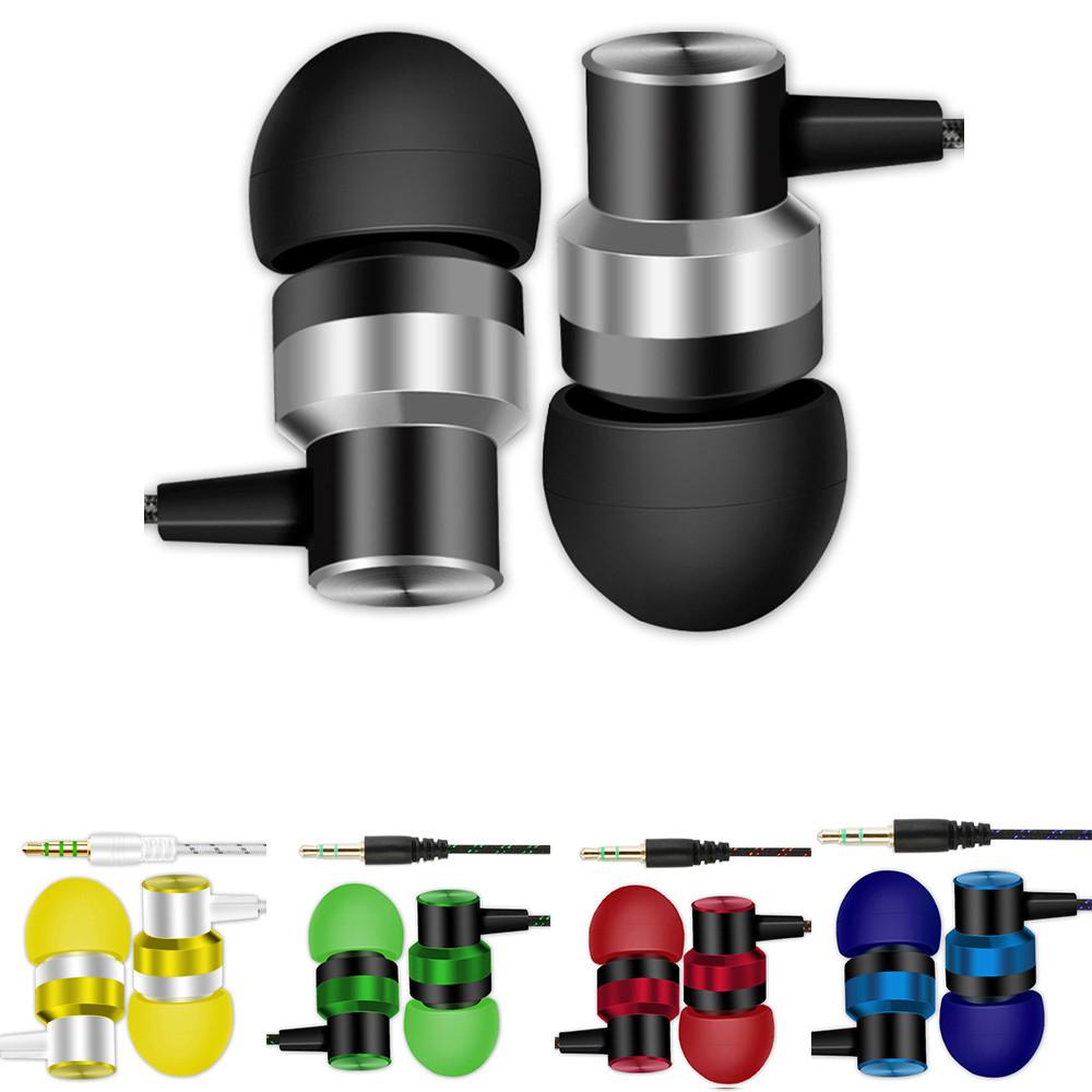 New release Headphones 3.5mm In-Ear Stereo Earbuds Earphone For Cell Phone BK