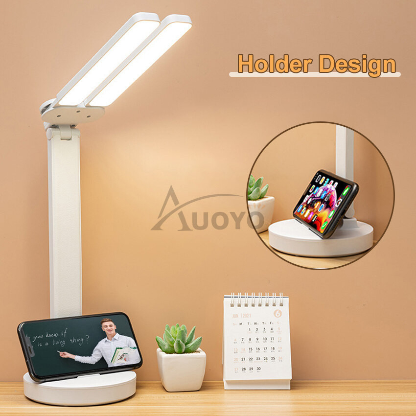 Đèn led phun xăm, học tập, nối mi, đèn để bàn 2 nhánh mới
