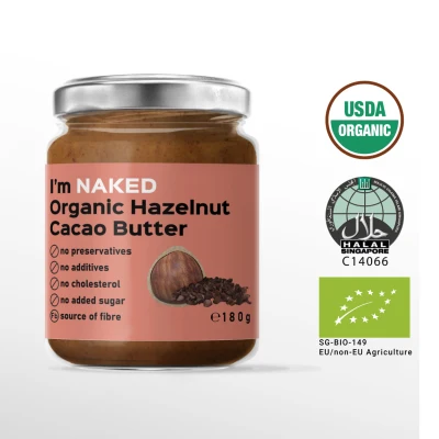 NAKED Organic Hazelnut Cacao Butter 180 g