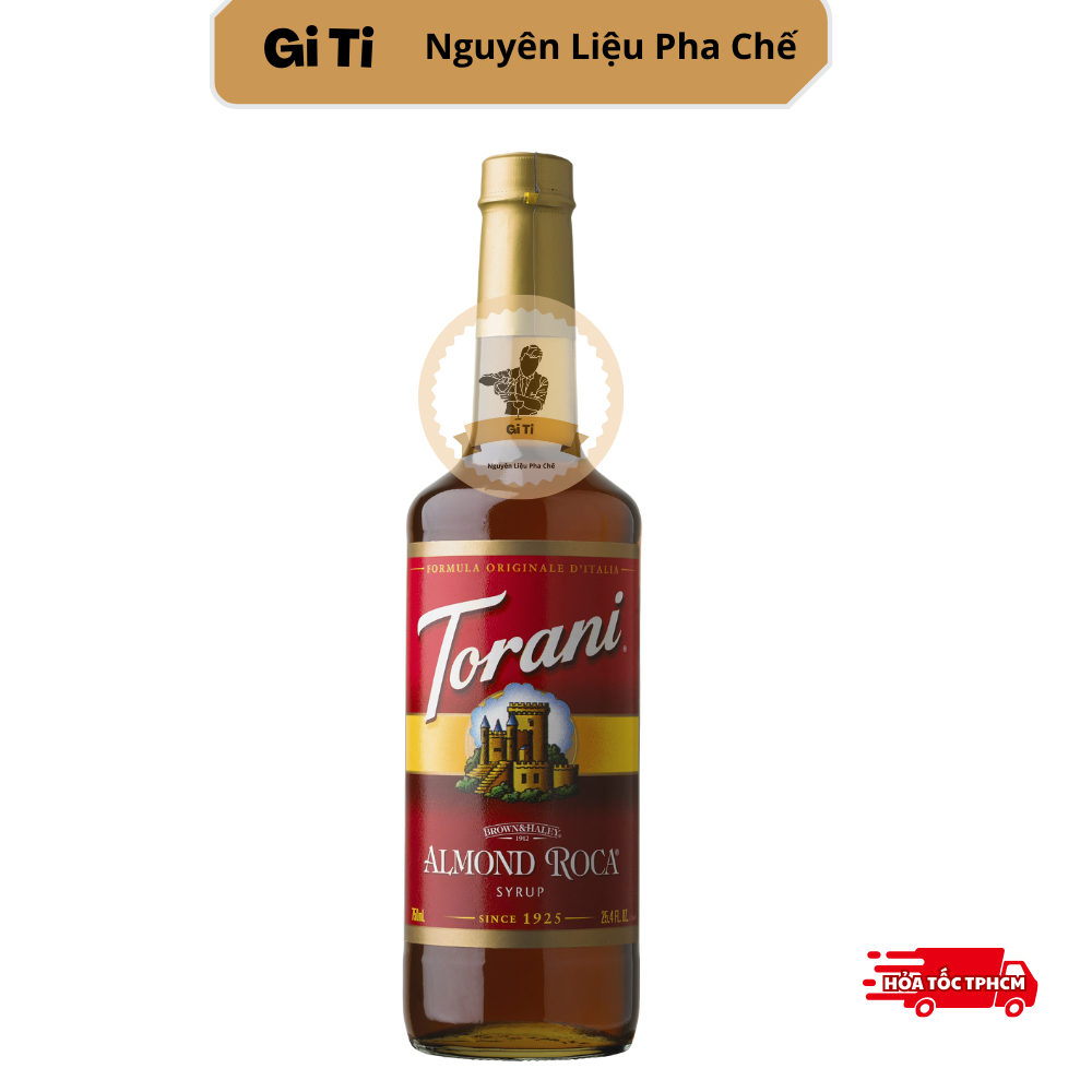 Siro/Syrup Torani Hạnh Nhân 750ml | Torani Almond Roca