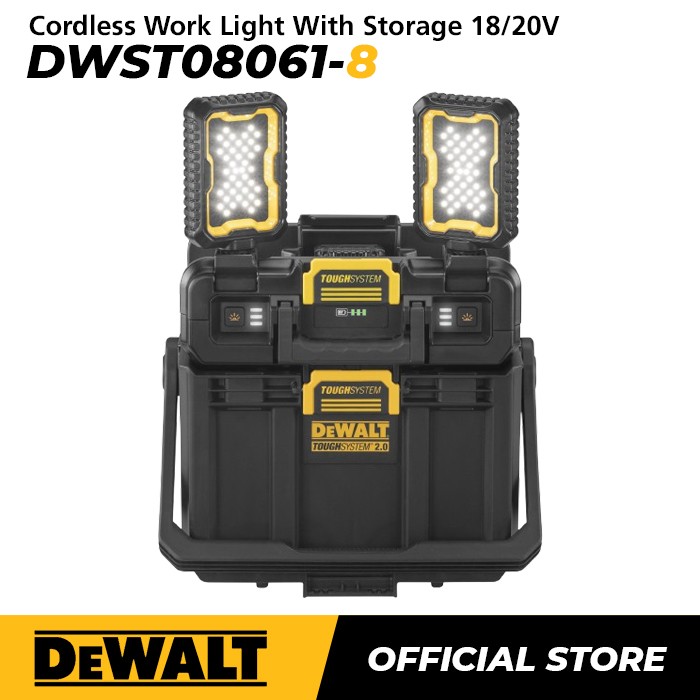 DeWalt cordless work light with storage toughened system 2.0 18/20V DWST08061-8 Harga 4,230,000 Ringgit*Penghantaran Percuma