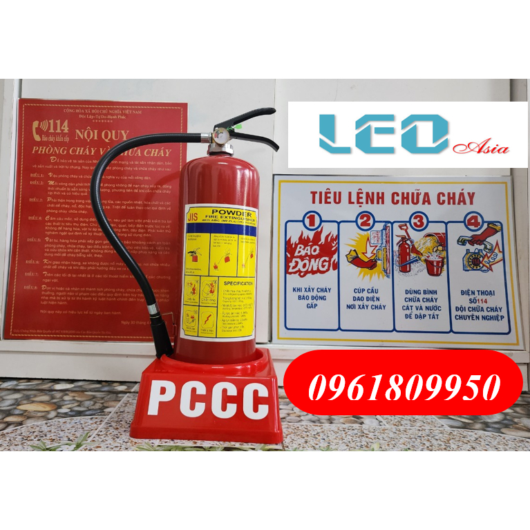 Bình chữa cháy bột 4kg, bình cứu hỏa MFZL4, bình PCCC 4kg, bình cứu hỏa gia đình, bình chữa cháy ABC 4kg, đủ tiêu chuẩn, có tem kiểm đinh cục PCCC
