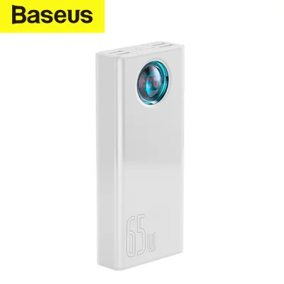 Baseus Amblight Digital Display Quick Charge Power Bank 30000mAh 65W / 3 Inputs and 5 Outputs / Two-way fast charging